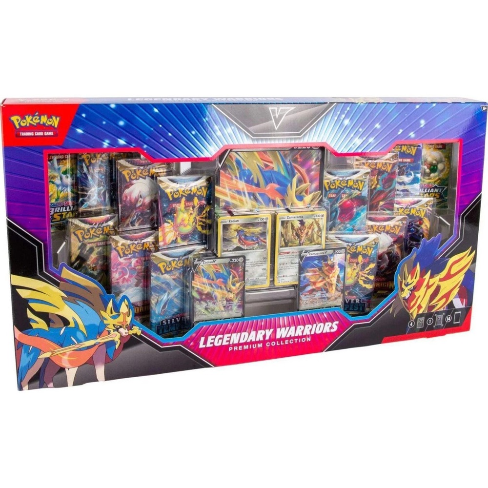 Pokemon TCG Sword & Shield Legendary Warriors Premium Collection Factory Sealed